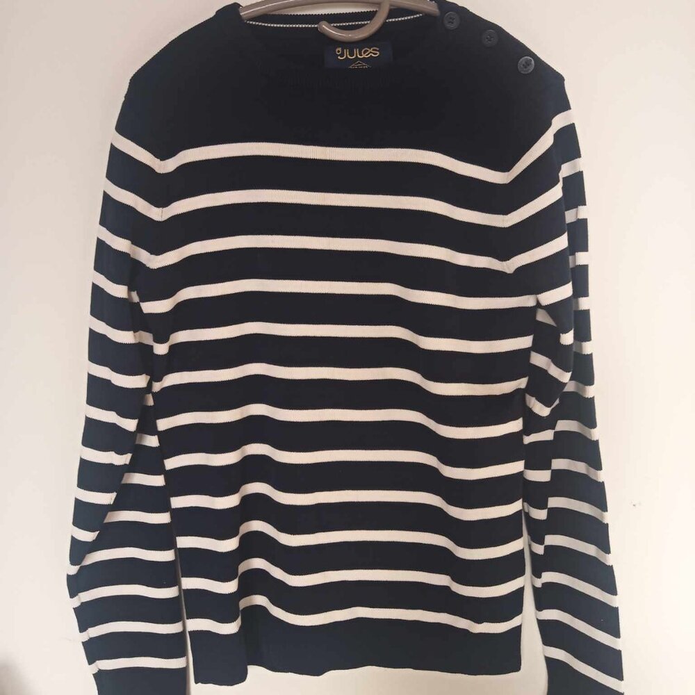 Jules Men's Striped Sweater, Size S